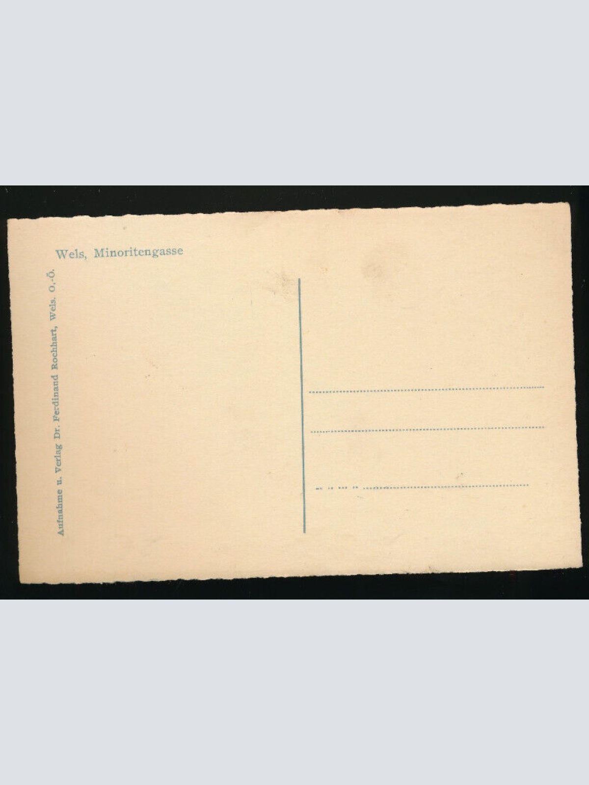 AK aus Wels Minoritengasse Oberösterreich (4204)