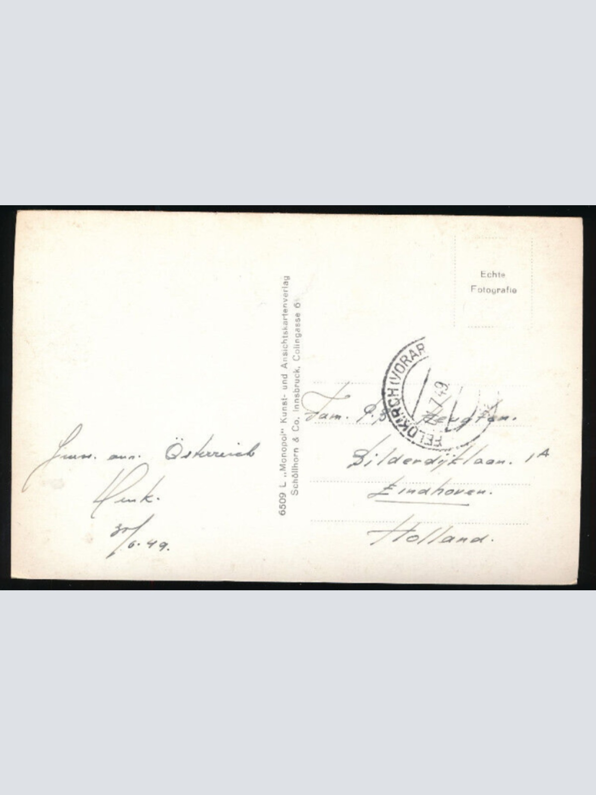 AK aus Feldkirch mit den Schweizer Bergen Vorarlberg (4480)