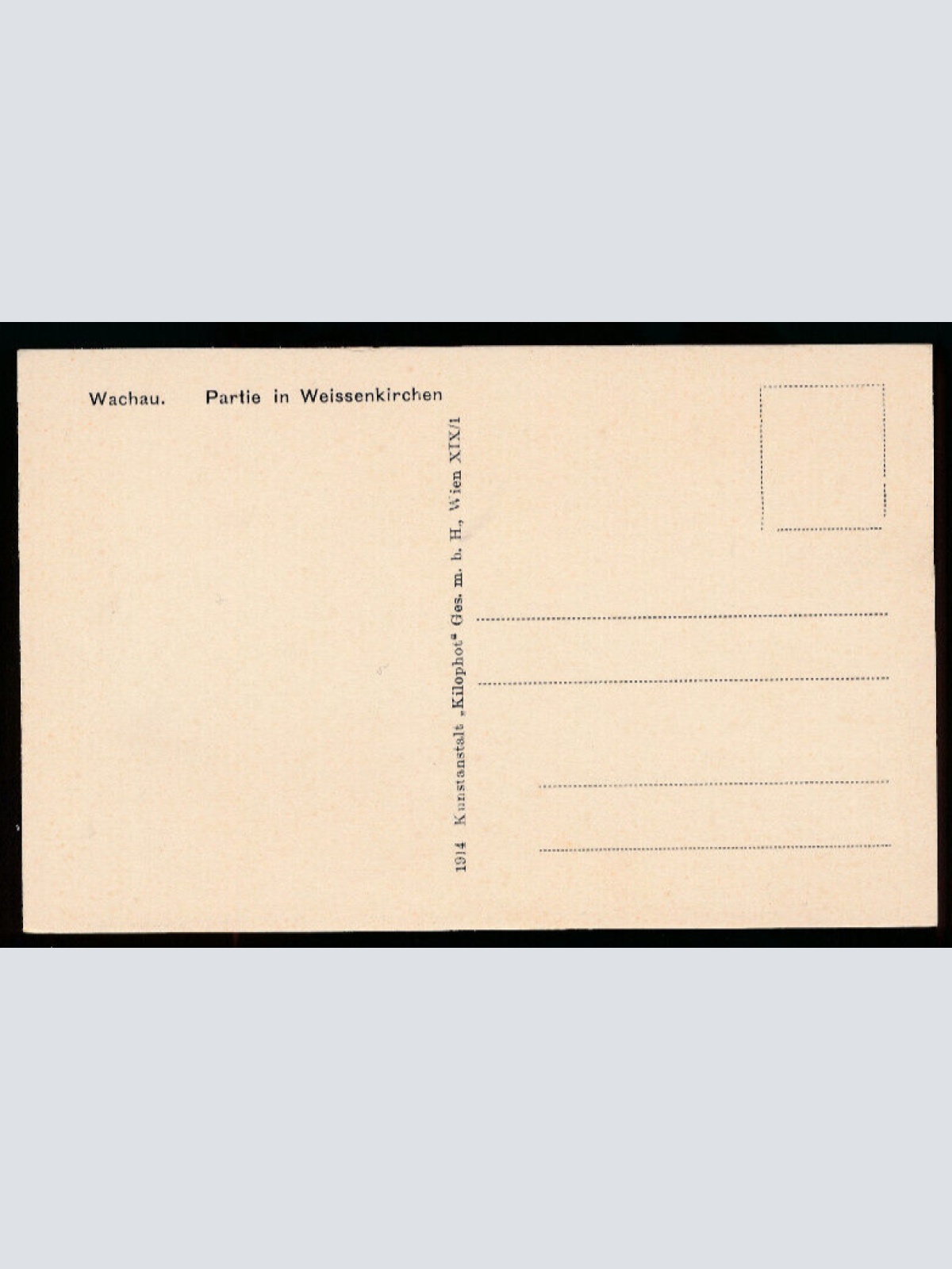 AK aus Weissenkirchen in der Wachau Niederösterreich (4954)
