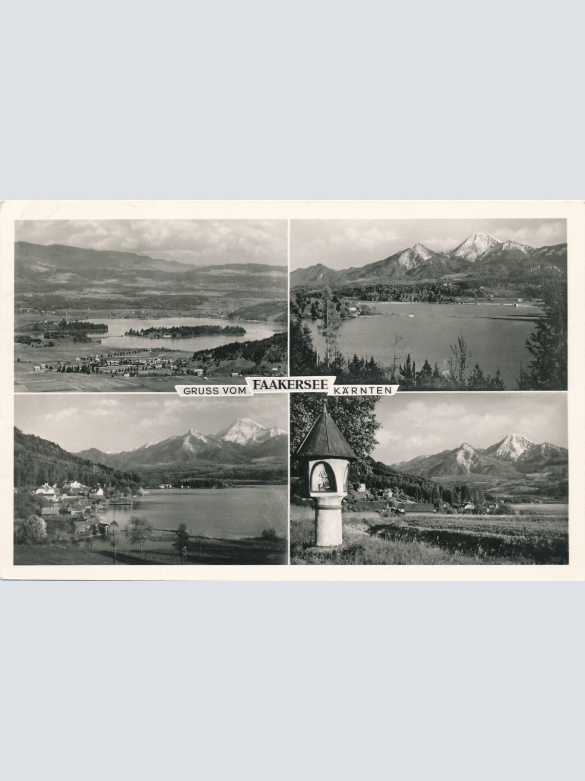 AK, Gruß vom Faakersee, Kärnten, Österreich (S652)