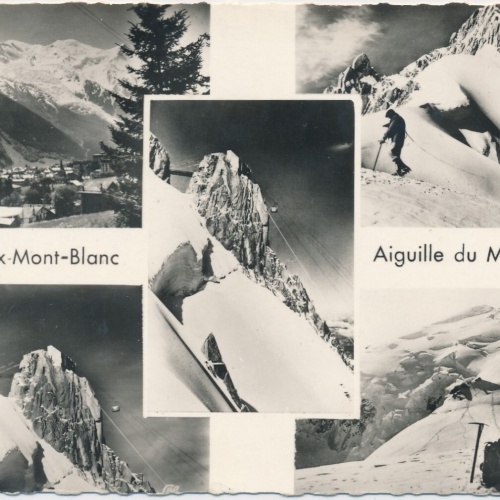 AK, Chamonix-Mont-Blanc, Aiguille du Midi, Frankreich (S659)
