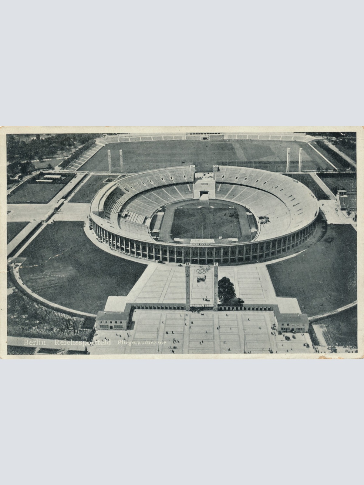 AK, Berlin, Reichssportfeld Fliegeraufnahme (S605)