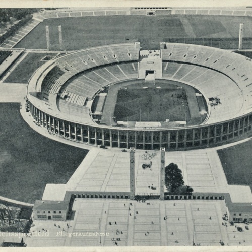 AK, Berlin, Reichssportfeld Fliegeraufnahme (S605)