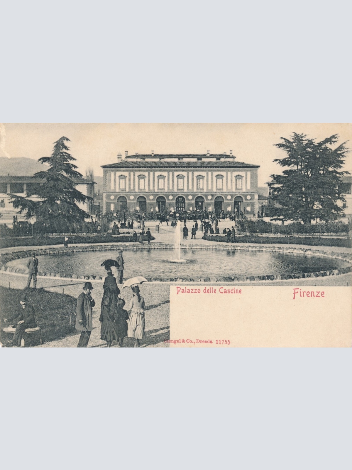 AK, Palazzo delle Cascine, Firenze, Italien (S608)
