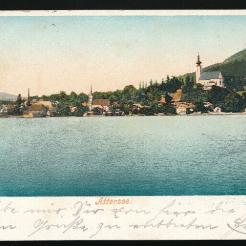 AK aus Attersee am Attersee Oberösterreich (4875)