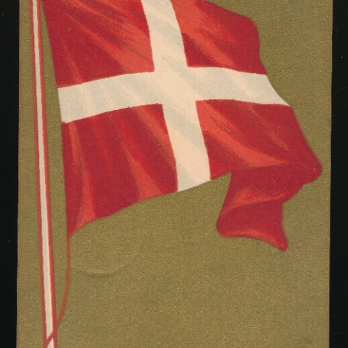 AK von der Dänemark Flagge - Flags Danmark  (4883)