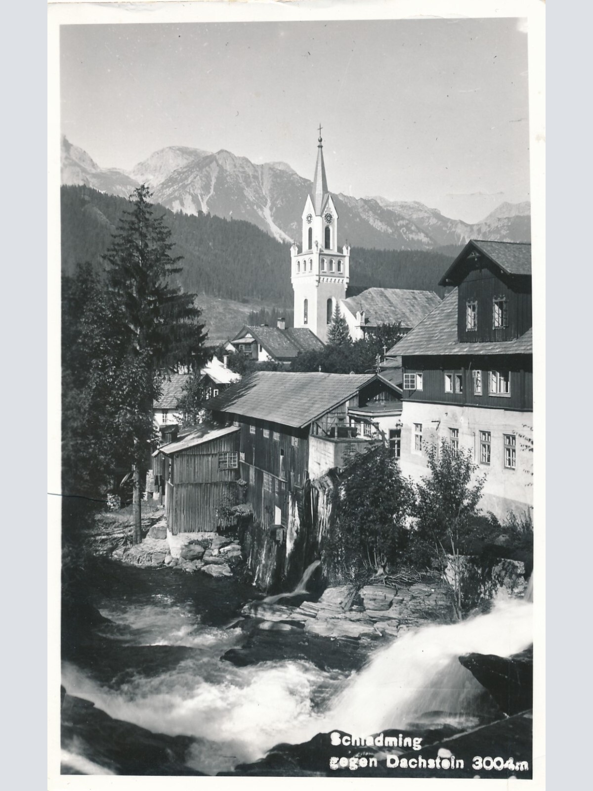 AK, Schladming gegen Dachstein, Steiermark, Österreich  (S619)