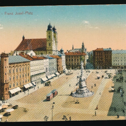 AK aus Linz an der Donau Franz Josef Platz Oberösterreich (4482)