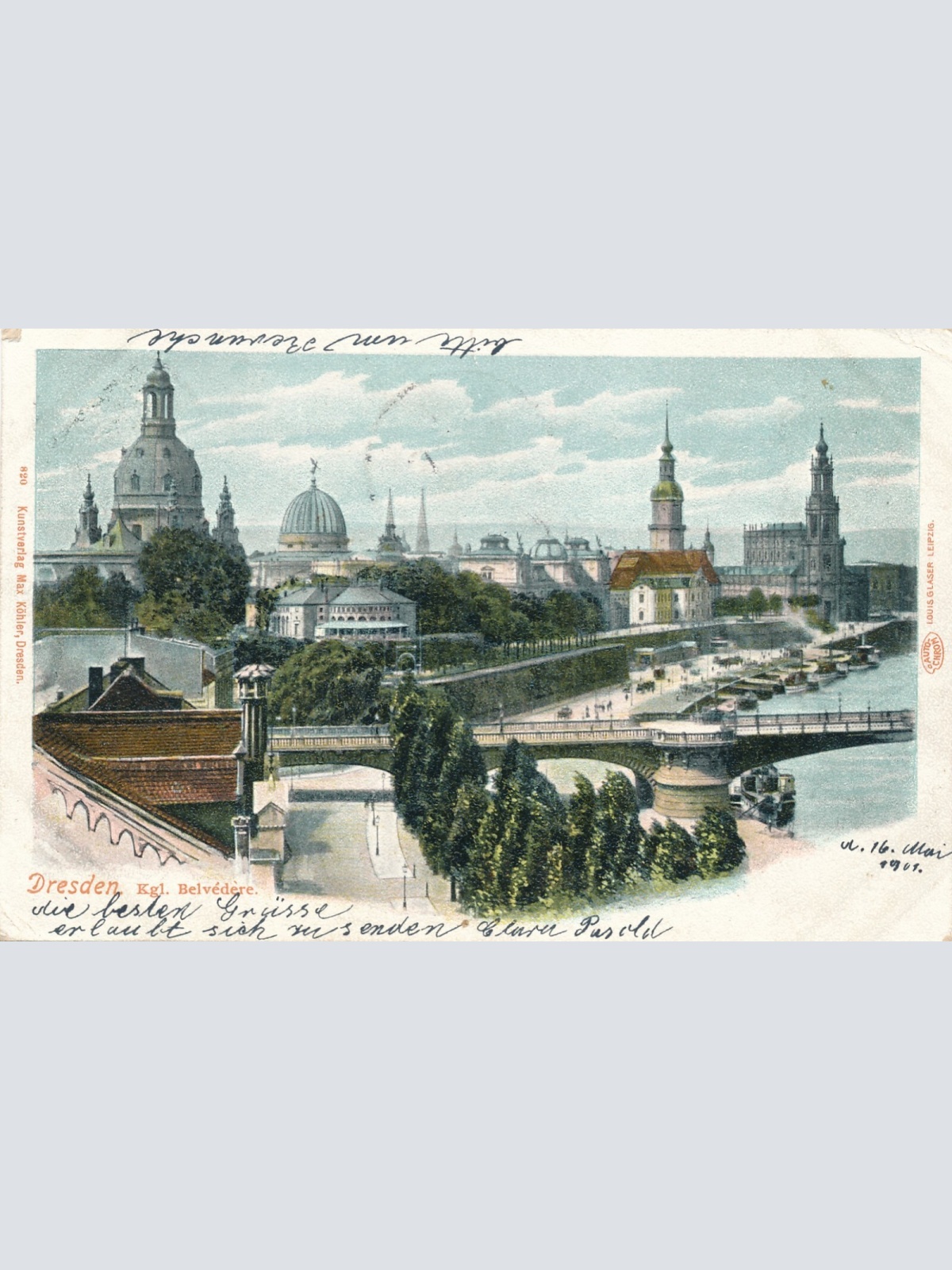 AK, Dresden Kgl. Belvedere, Sachsen (S795)