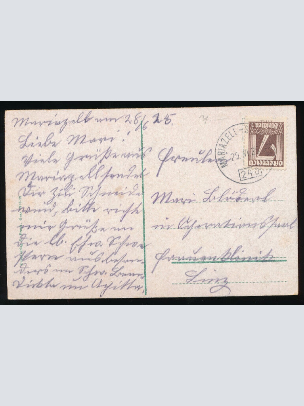 AK aus Mariazell mit Erlafsee Steiermark (5032)