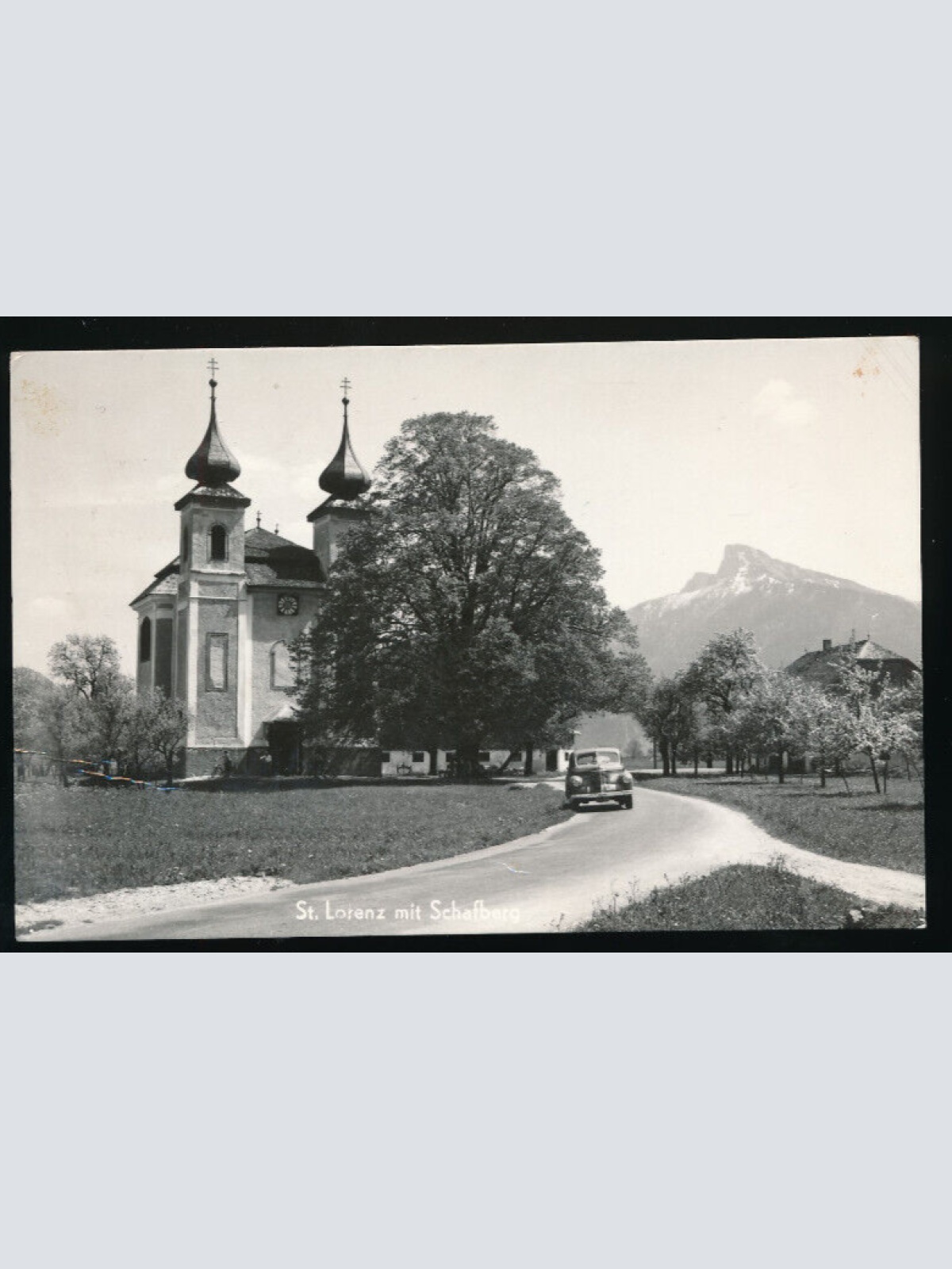 AK aus St. Lorenz mit Schafberg Oberösterreich (4808)