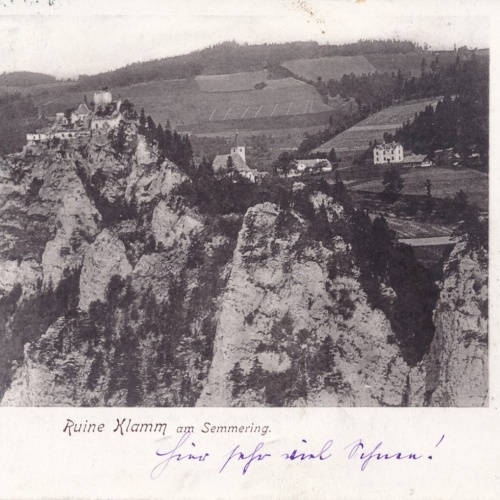 AK, Ruine Klamm am Semmering, Niederösterreich (S813)