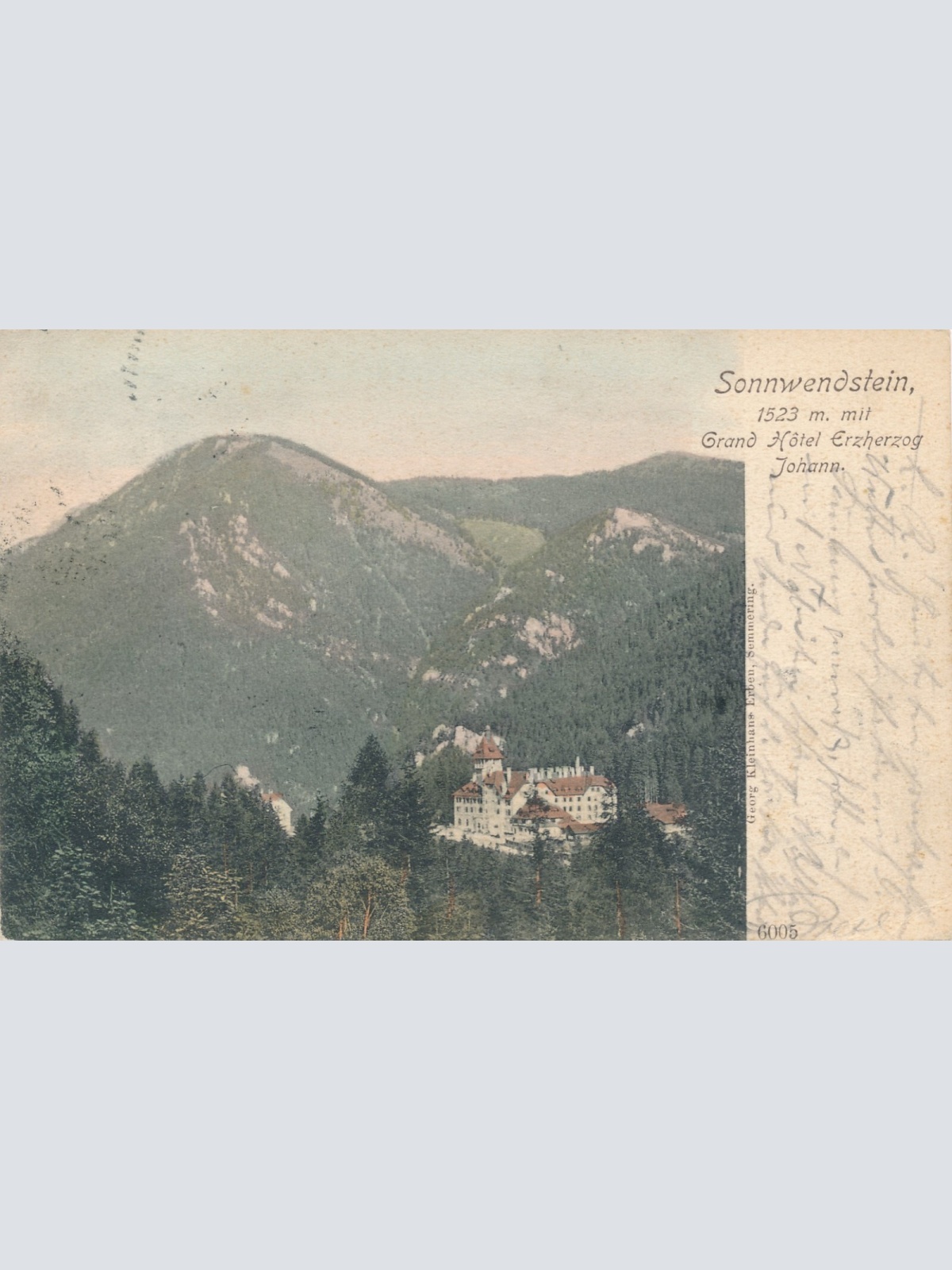 AK, Semmering, Sonnwendstein, Grand Hotel Erzherzog , Niederösterreich (S819)