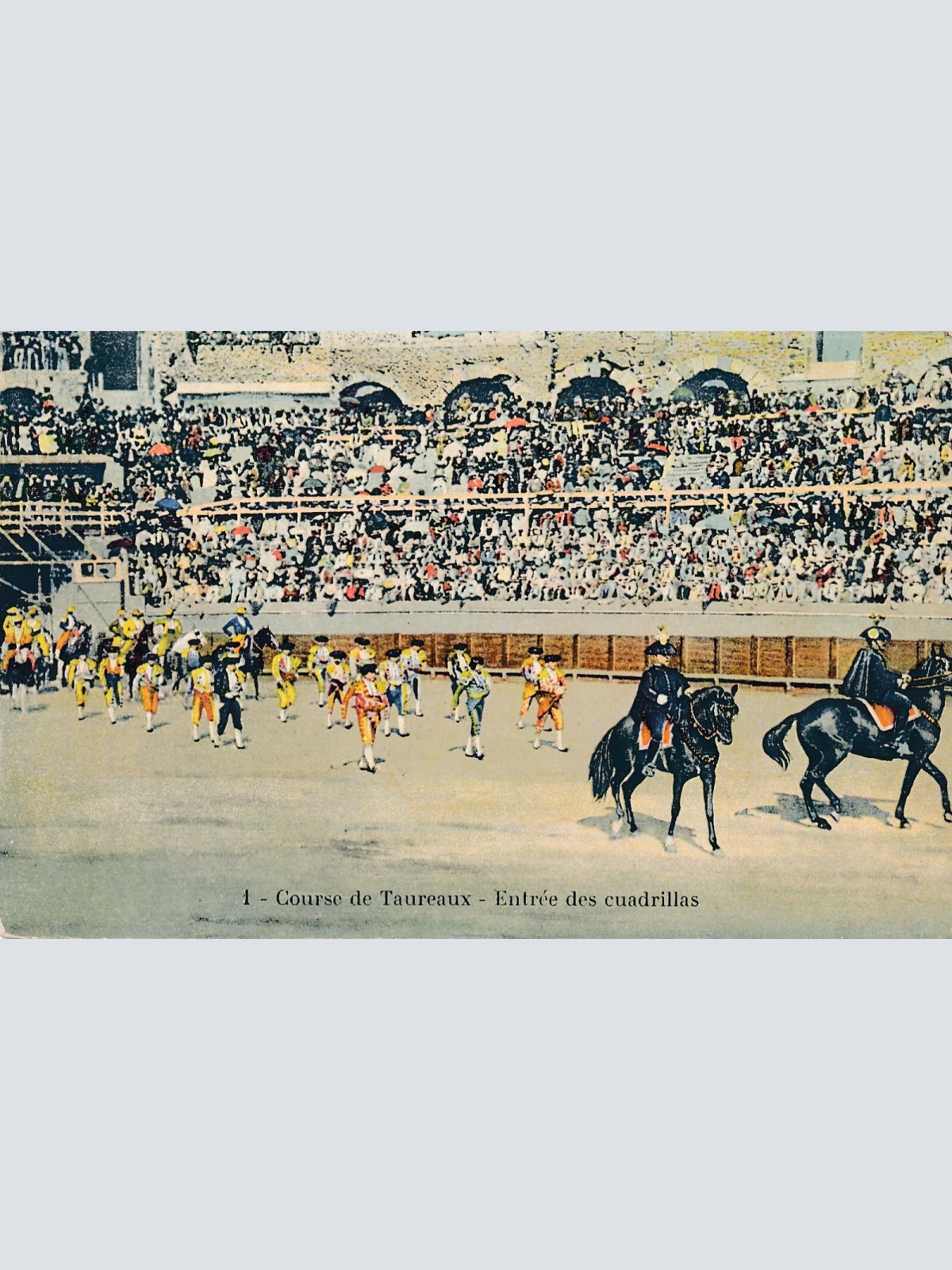 AK, Course de Taureaux, Bullenlauf, Stierkampf, Entree des cuadrillas (S821)