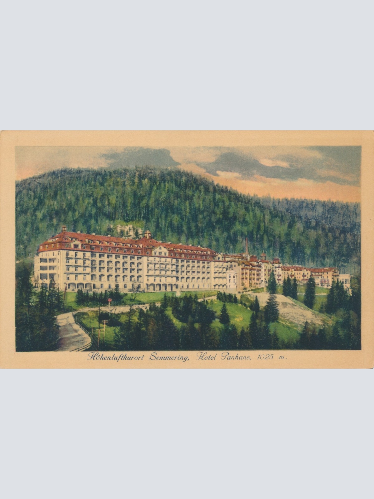 AK, Höhenluftkurort Semmering, Hotel Panhans, Niederösterreich (S812)