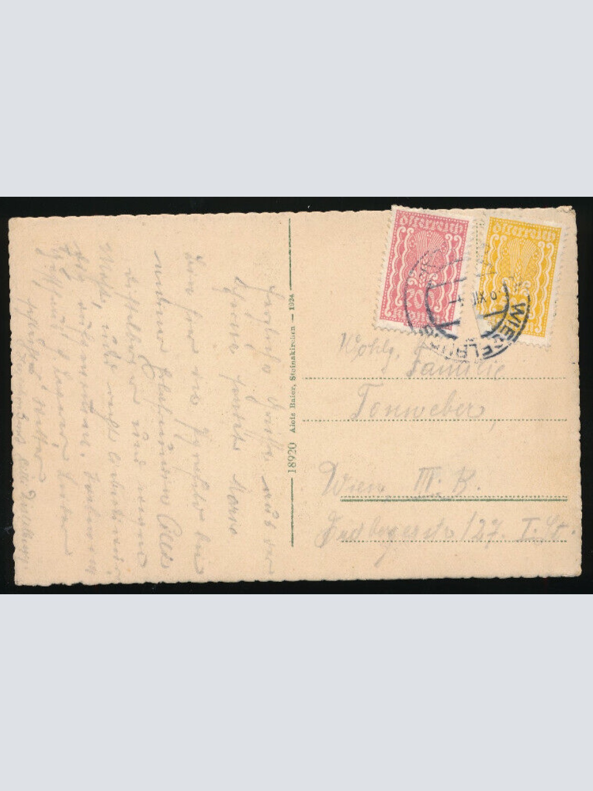 AK aus Steinakirchen am Forst Niederösterreich (4768)