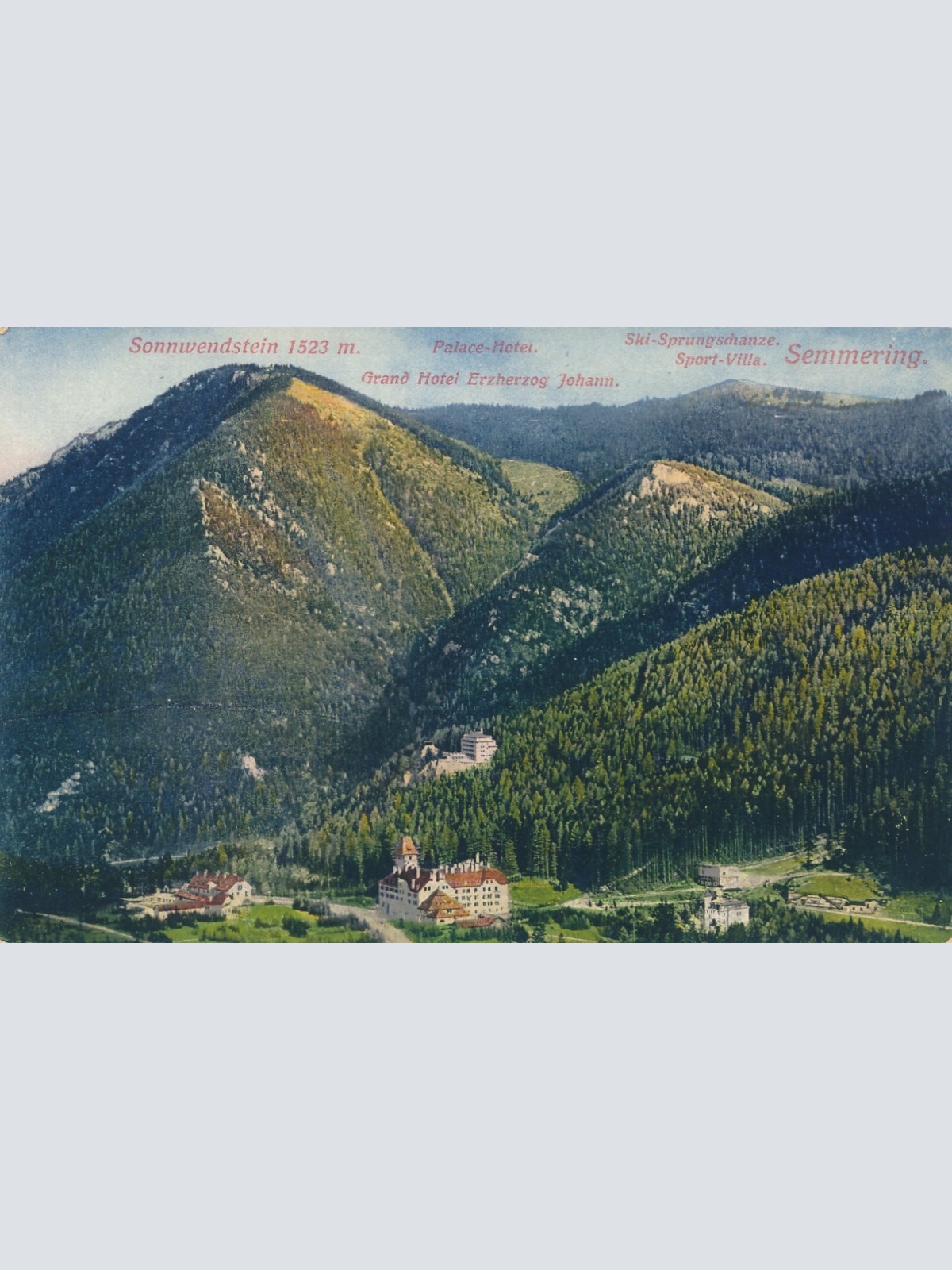 AK, Sonnwendstein, Grand Hotel Erzherzog Johann, Semmering (S807)