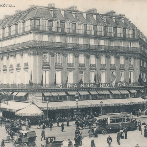 AK, Paris - Grand Hotel, Frankreich (S759)