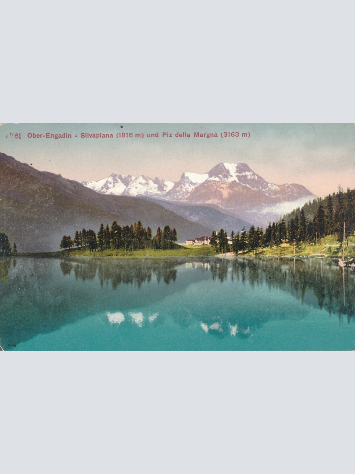 AK, Ober-Engadin, Silvaplana und Piz della Margna, Schweiz (S518)