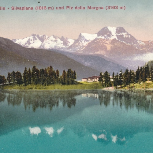 AK, Ober-Engadin, Silvaplana und Piz della Margna, Schweiz (S518)