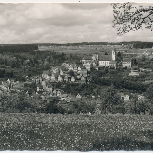 AK, Altensteig, Schwarzwald, Hotel - Cafe Lenk, Baden-Württemberg (S523)