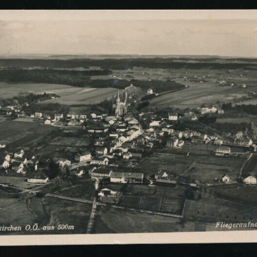 AK aus Mauerkirchen Fliegeraufnahme Oberösterreich (4992)