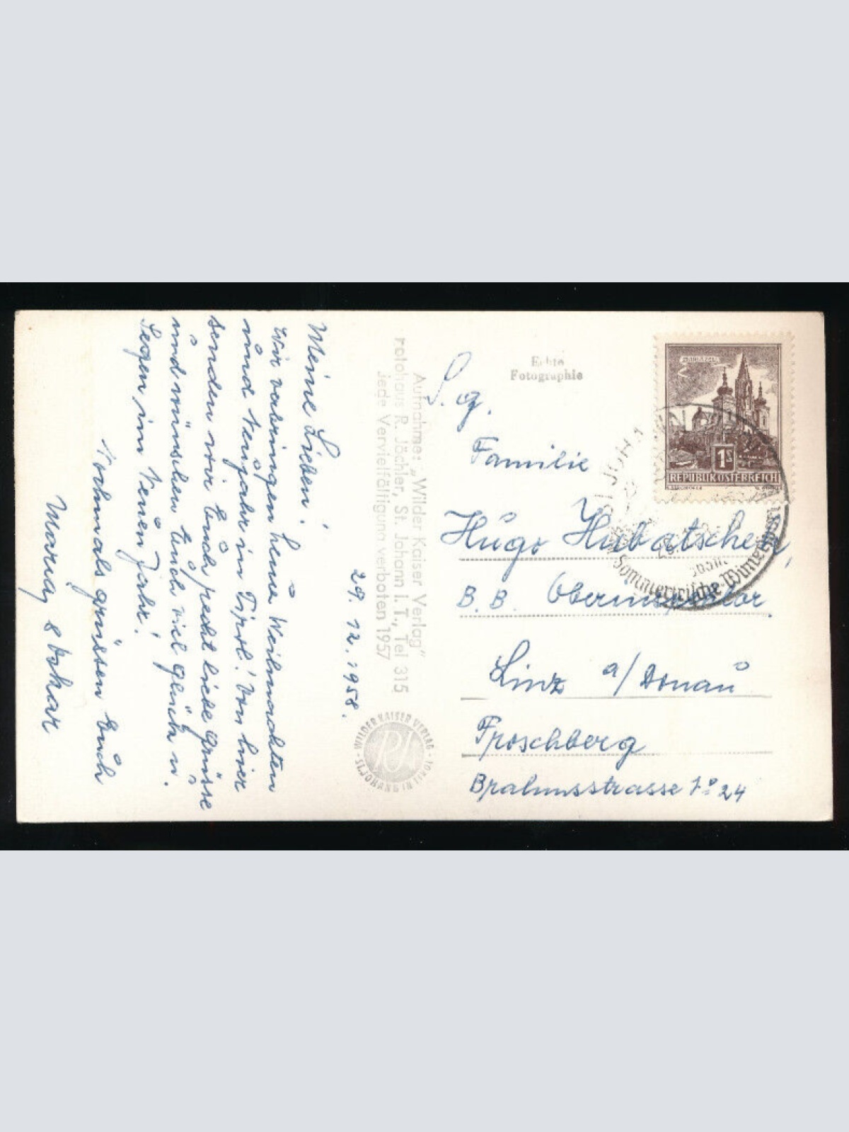 AK aus St. Johann Wintersportplatz Tirol (5010)