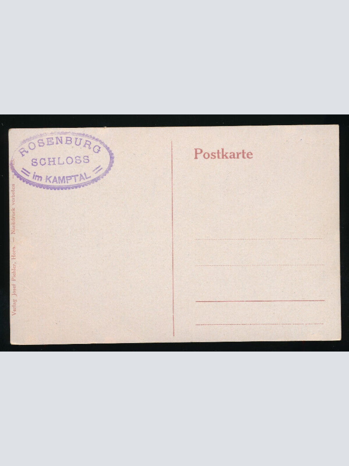 AK aus Rosenburg Niederösterreich (5019)