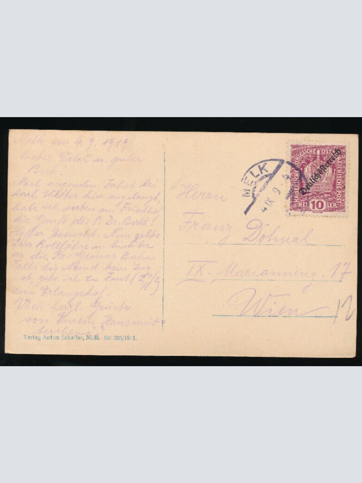 AK aus Melk an der Donau Niederösterreich (5022)