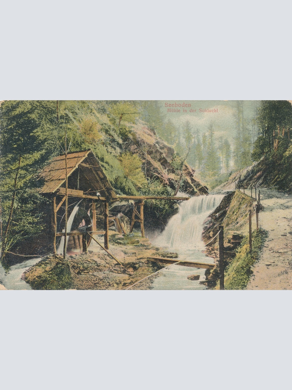 AK, Seeboden, Mühle in der Schlucht, Kärnten (S881)