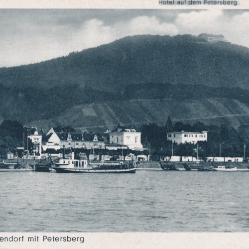 AK, Weinort N. Dollendorf mit Petersberg (S883)