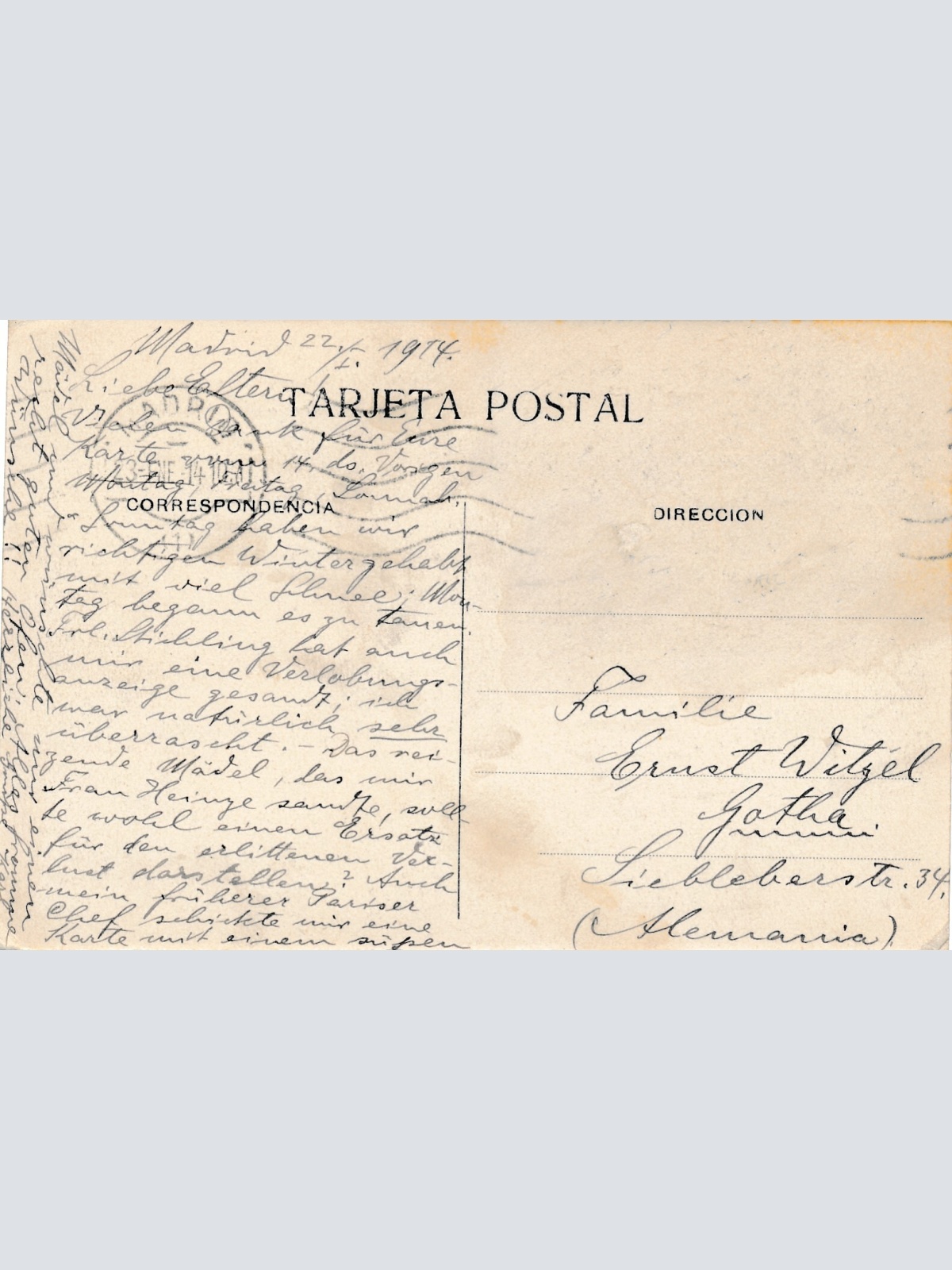 AK, Madrid - Salon del Prado, Spanien (S884)