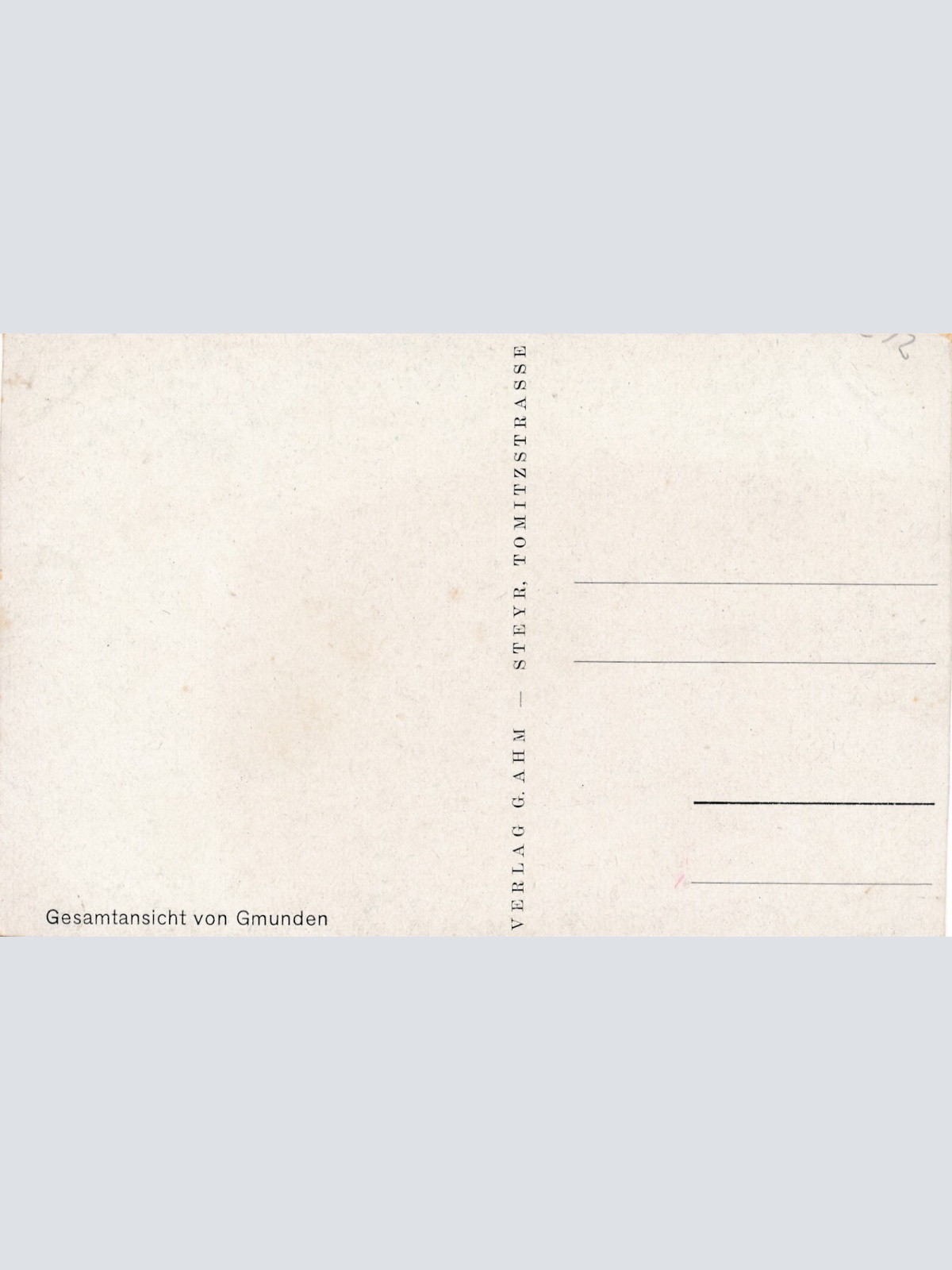 AK, Gesamtansicht von Gmunden, Oberösterreich (S891)