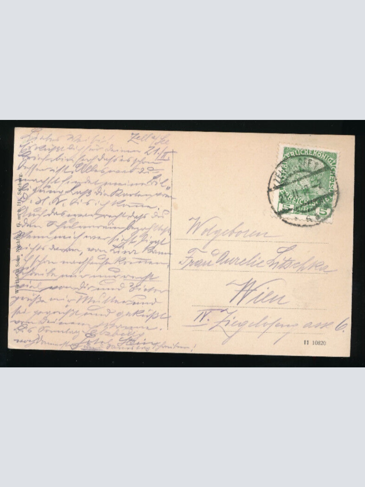 AK aus Zell am See mit Kitzsteinhorn Salzburg (5077)