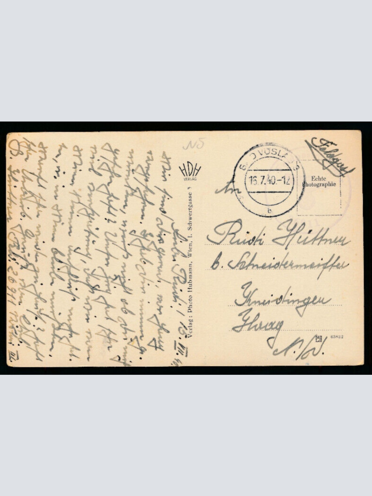 AK aus Vöslau Niederösterreich (5070)