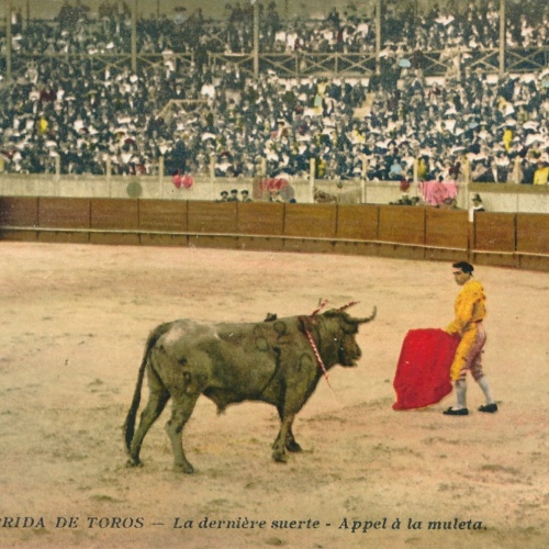 AK, Corrida de Toros, La derniere suerte - Appel a la muleta, Stierkampf (S825)