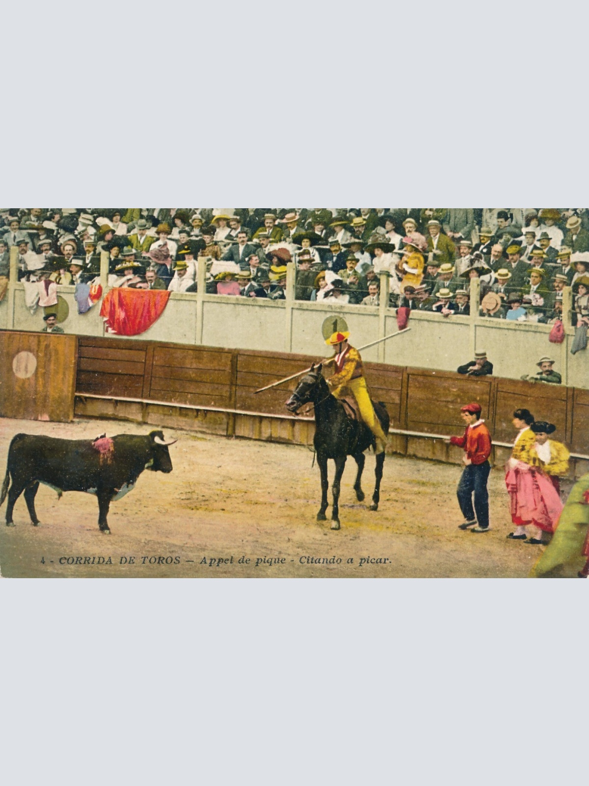 AK, Corrida de Toros, Appel de pique - Citando a picar, Stierkampf (S829)