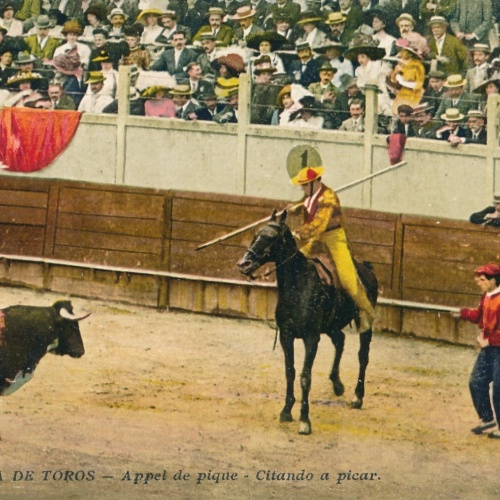 AK, Corrida de Toros, Appel de pique - Citando a picar, Stierkampf (S829)