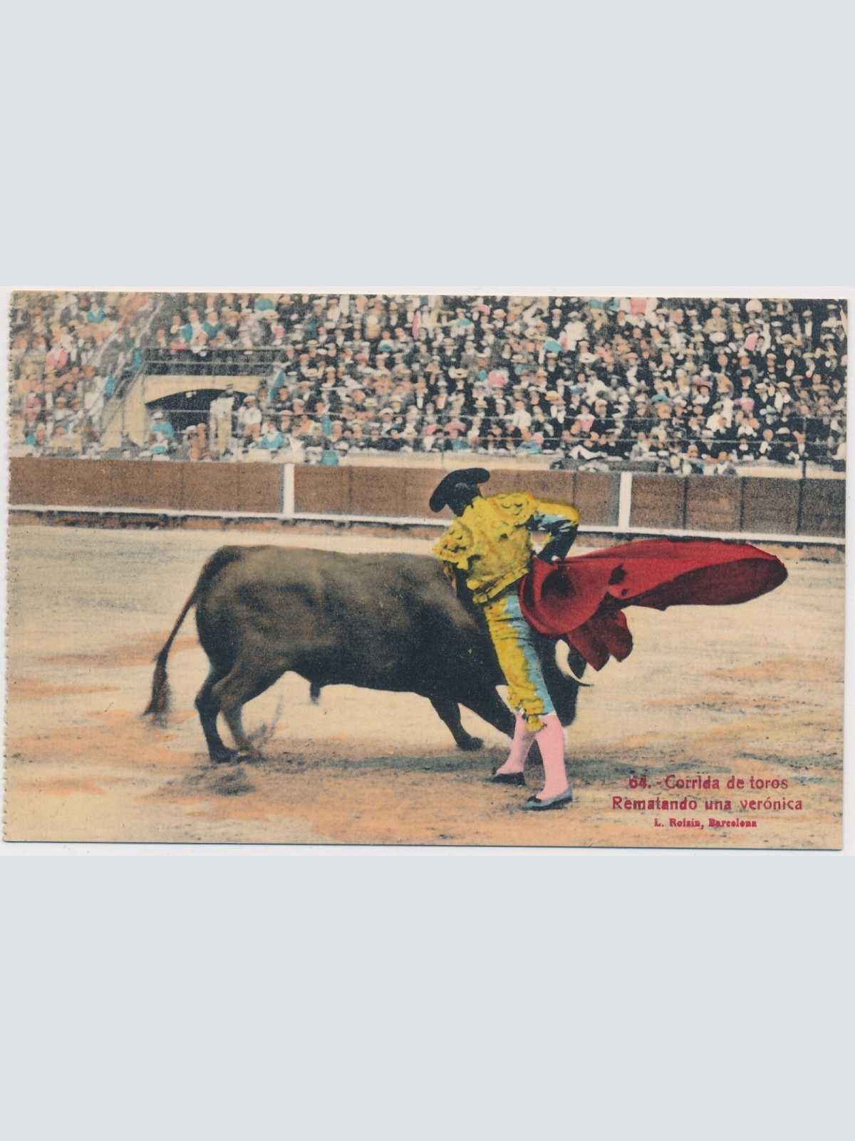 AK, Corrida de Toros, Stierkampf, Rematando una veronica (S842)