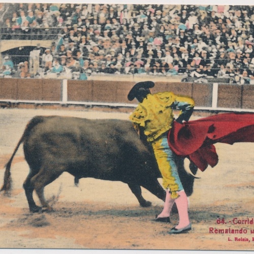 AK, Corrida de Toros, Stierkampf, Rematando una veronica (S842)
