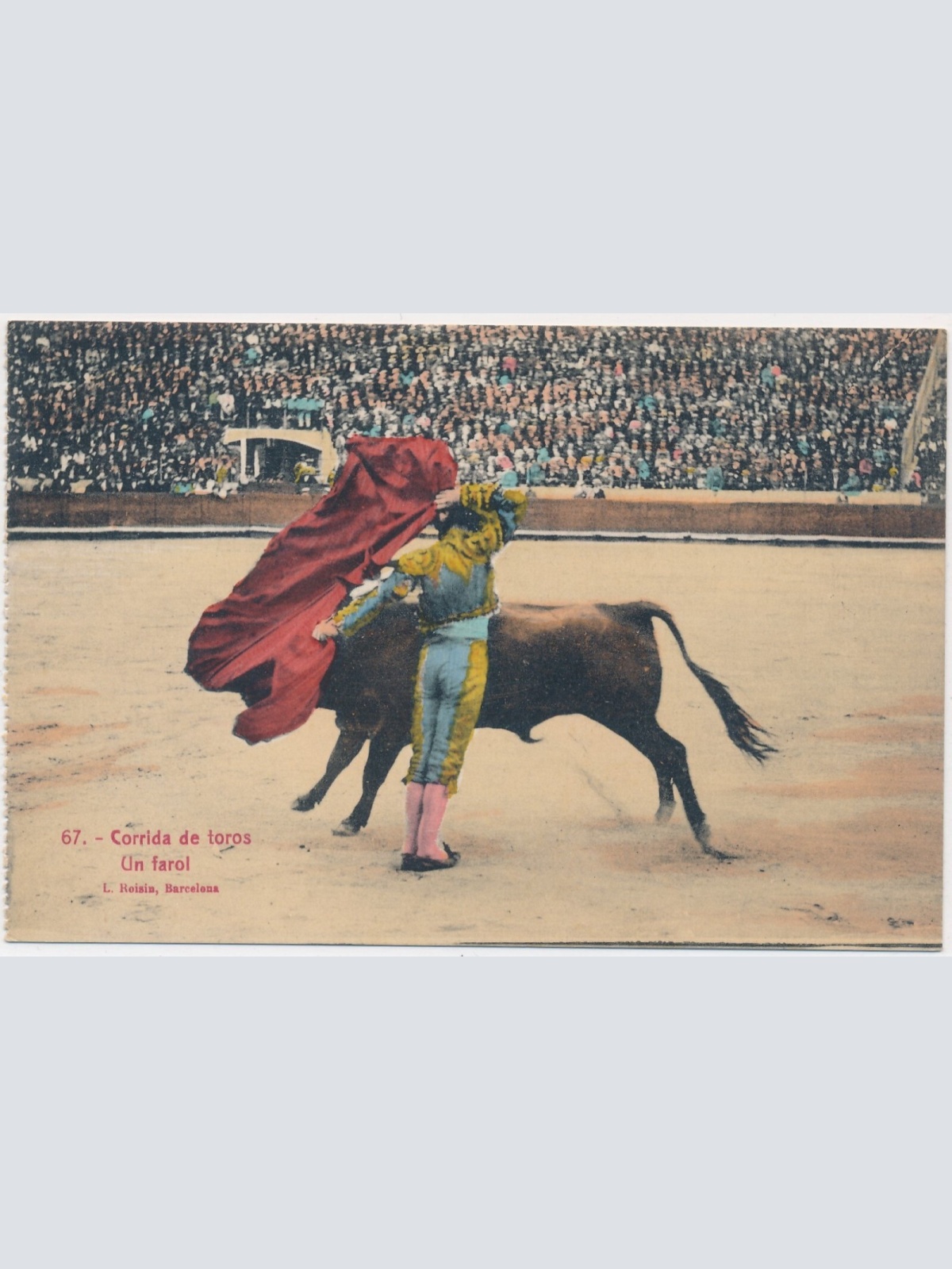AK, Corrida de Toros, Stierkampf, Un farol (S832)