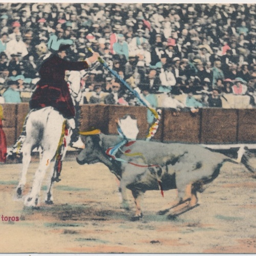 AK, Corrida de Toros, Stierkampf, Rejoneando (S835)