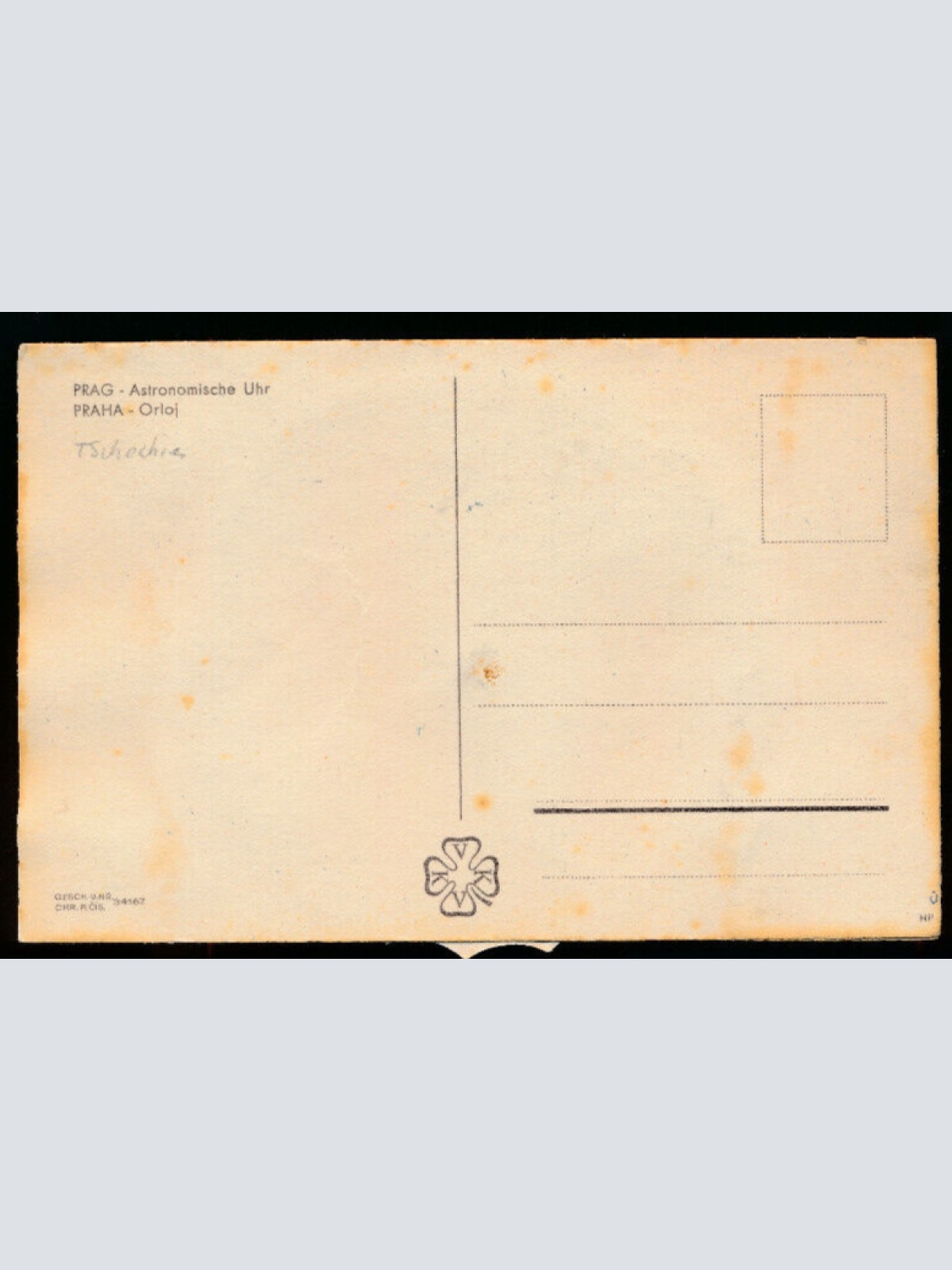 Mechanische - Karte aus Prag Tschechoslowakei (4892)