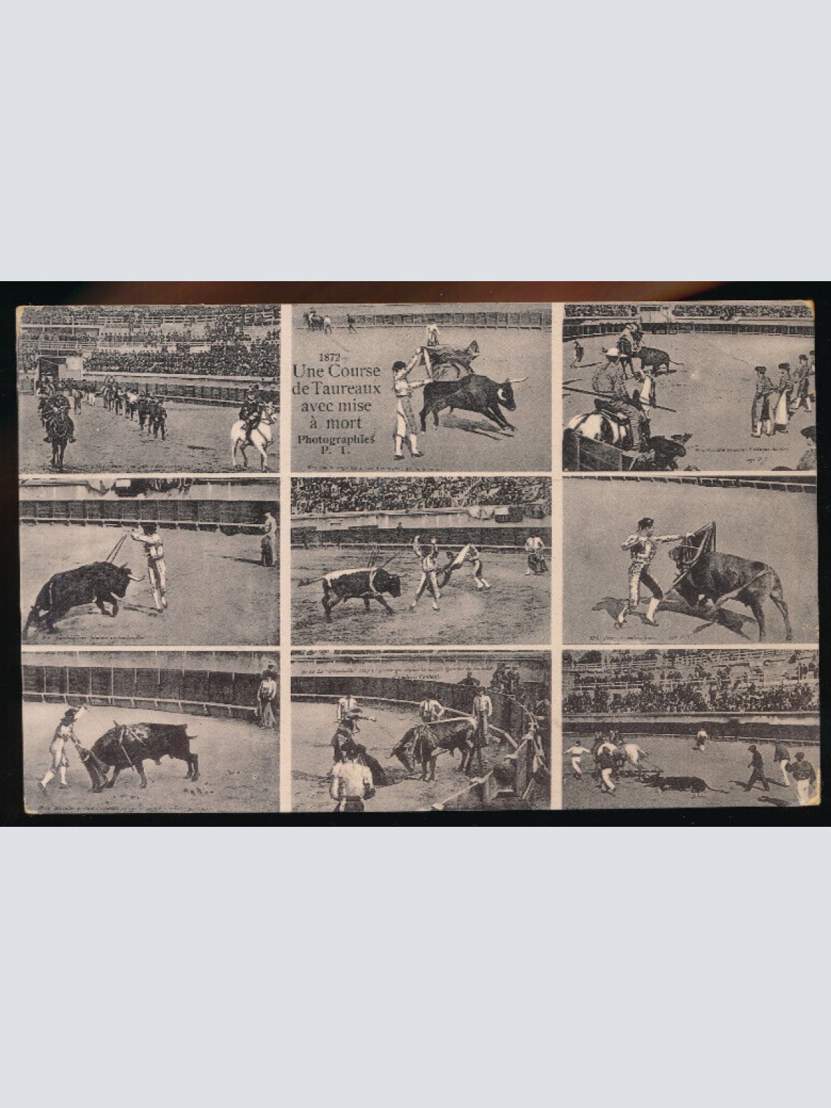 Mehrbildkarte aus Frankreich Stierkampf - Corrida de Toros (4894)