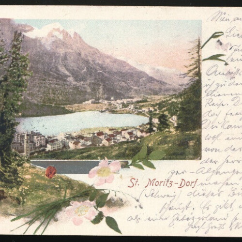AK aus St. Moritz - Dorf (4889)