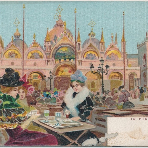 AK, Venezia, Italien, in Piazza (S711)