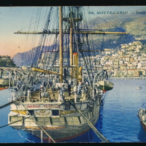 AK aus Monte Carlo mit Schiff Italien (4937)