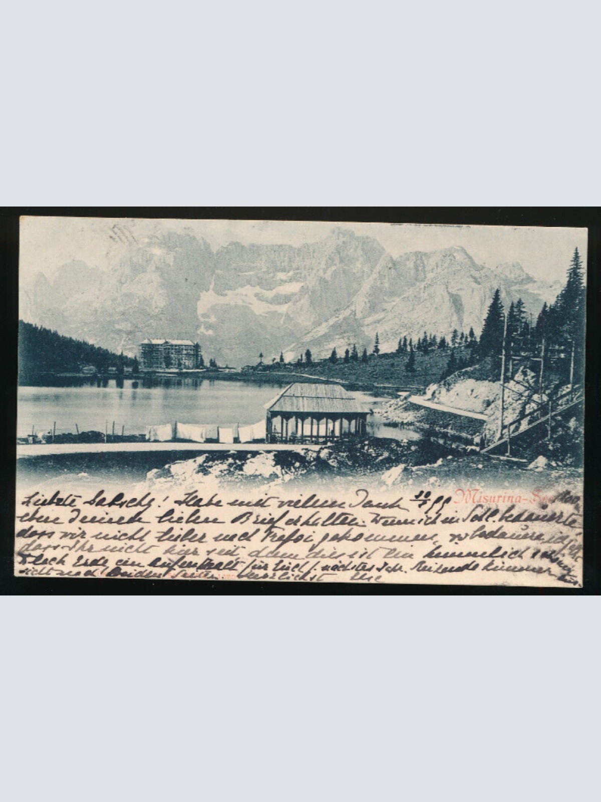 AK vom Misurina - See aus Italien (4885)