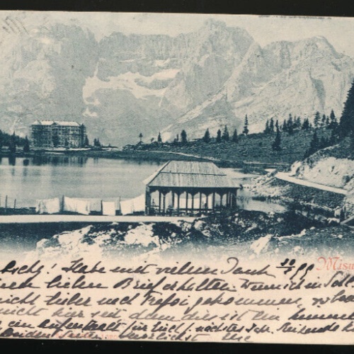 AK vom Misurina - See aus Italien (4885)