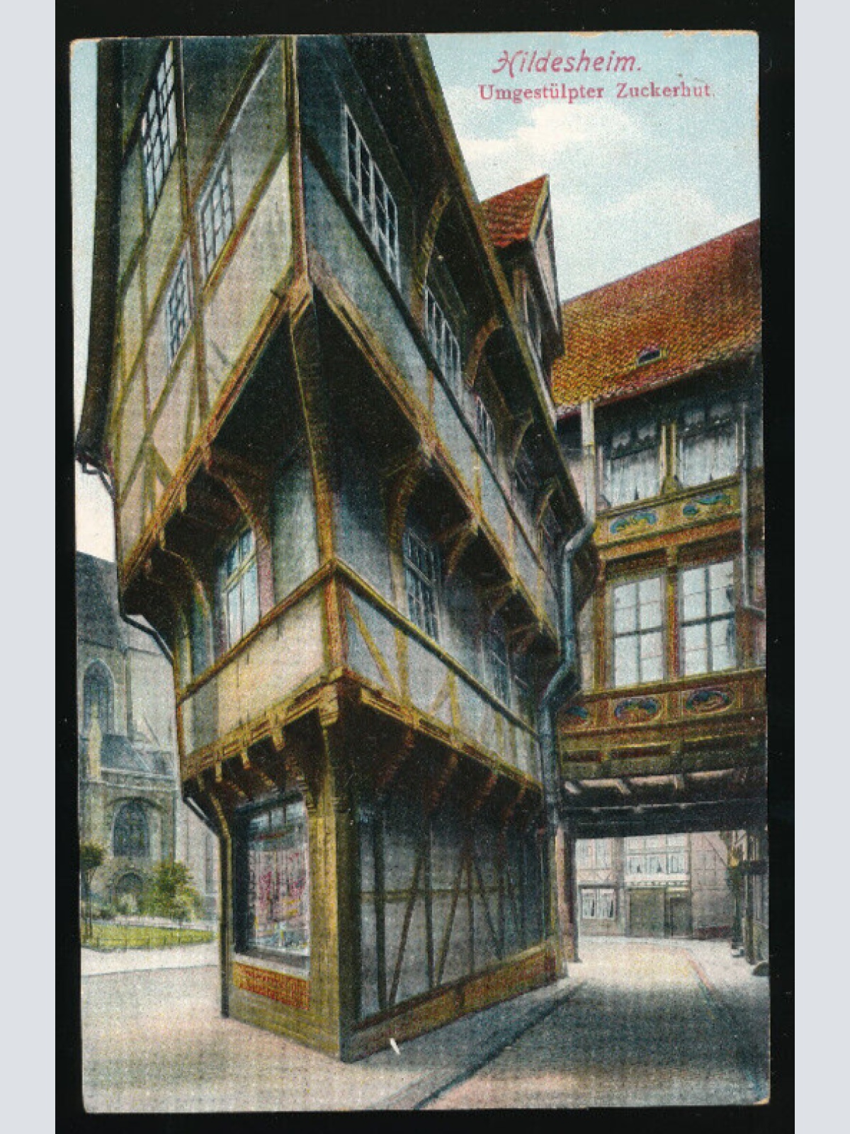 AK aus Hildesheim umgestülpter Zuckerhut Niedersachsen (5210)